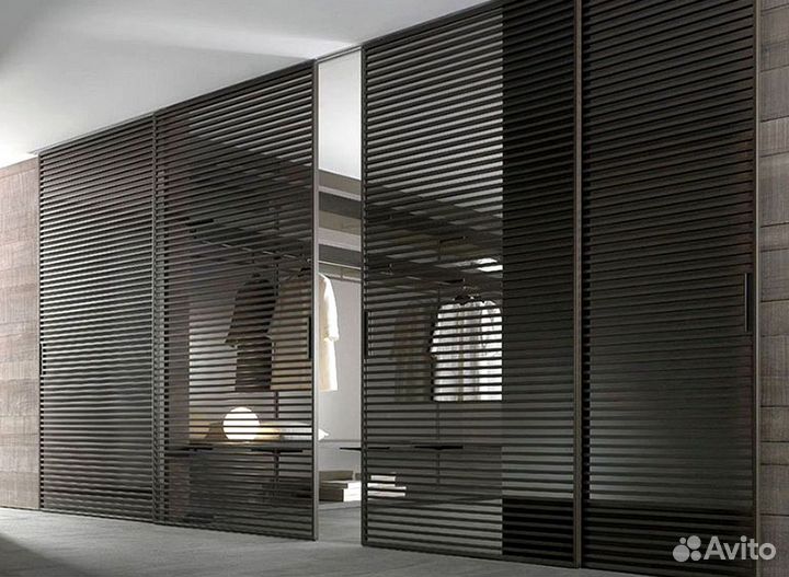 Раздвижная реечная дверь