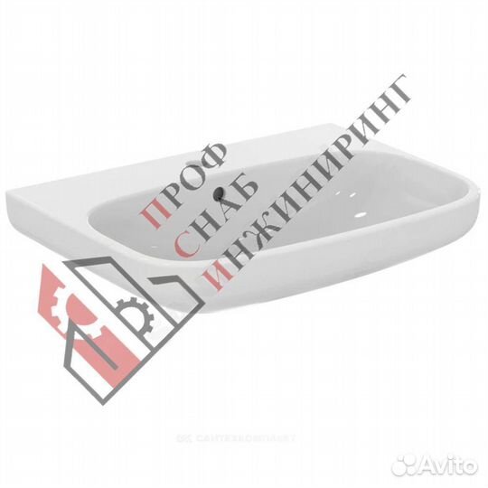 Умывальник подвесной I.life A 65 1 отверстие под с