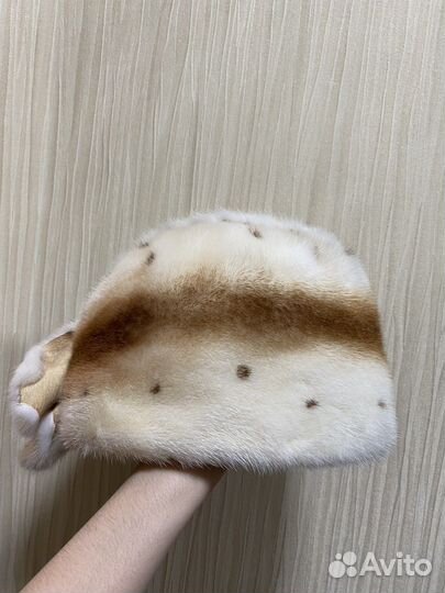 Шапка норковая женская