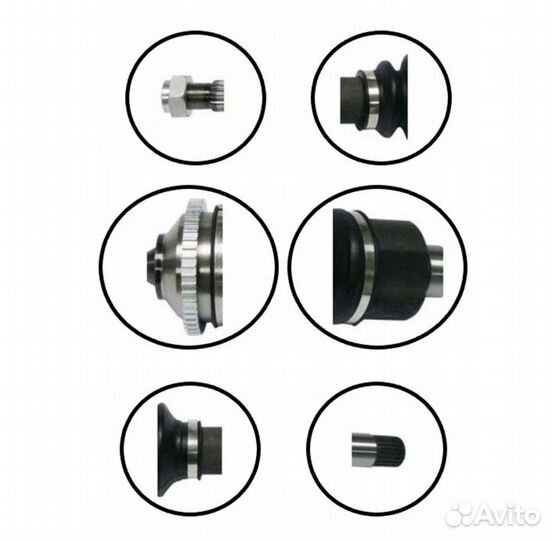 Полуось Правая Opel Zafira C 2.0 CDTi 13335125