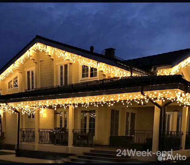 Гирлянда Уличная Каучук, усиленный провод