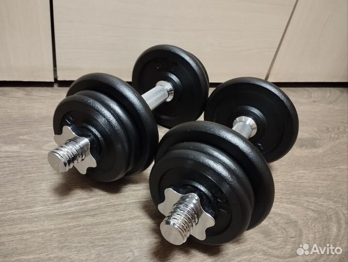 Гантели 2х10 новые