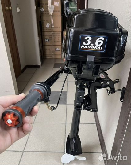 Лодочный мотор hahgkai T3,6 Новый Гарантия