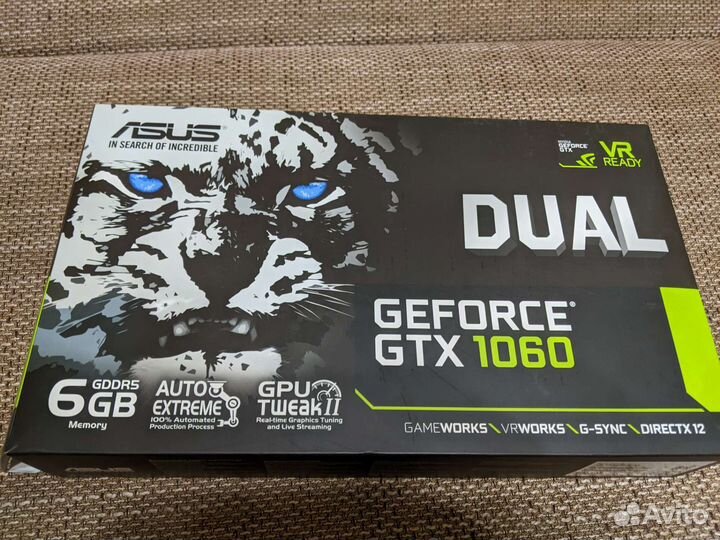 Видеокарта gtx 1060 6gb