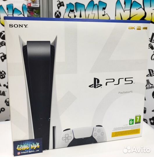 PlayStation 5 с дисководом (825Gb) 1шт. NeW