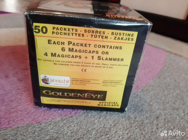 Запечатанная коробка фишки кепсы