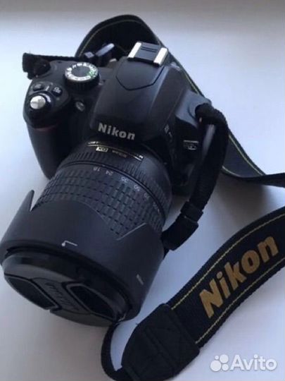 Nikon d60 зеркальный фотоаппарат, ремень, сумка