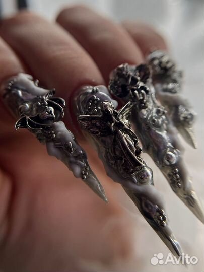 Маникюр наращивание