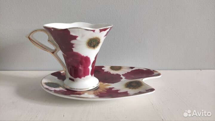 Кофейная пара фарфор Япония