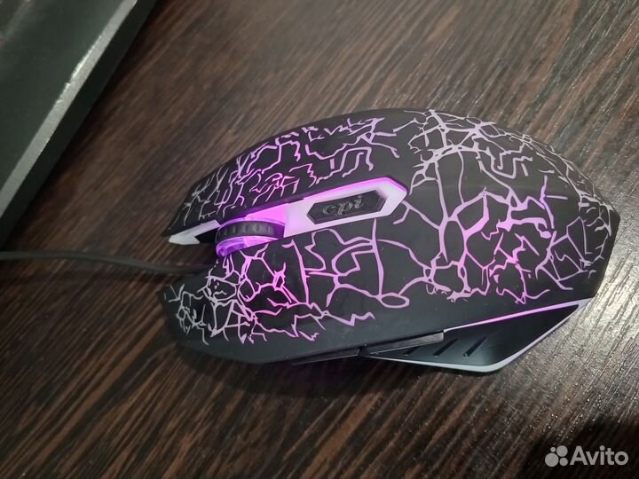 Светящаяся компьютерная мышь проводная