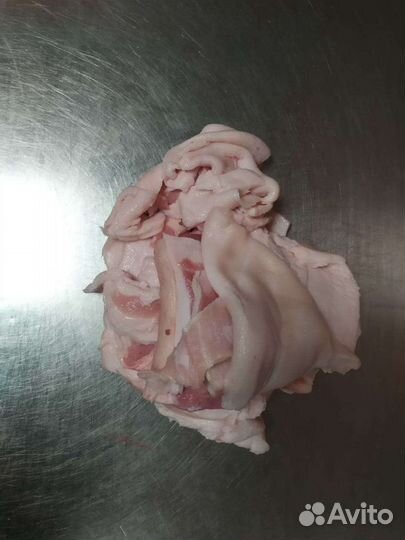 Свиное сало без шкуры