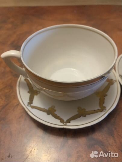 Чайные пары форфор Барановка 50-е голы