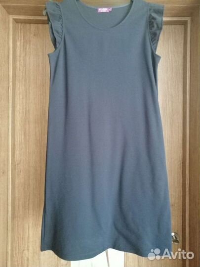 Сарафан темно синего цвета в школу, новое 158-164