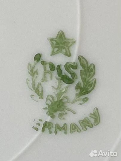 Антикварная тарелка Германия