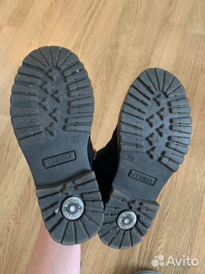 Ботинки челси для девочки замшевые 27 р-р