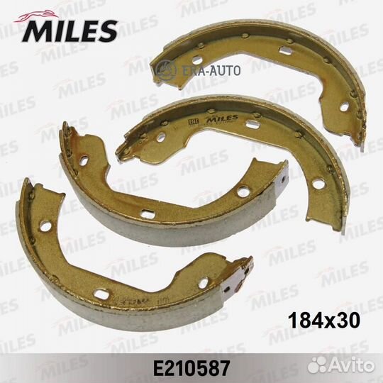 Miles E210587 Колодки ст.торм.BMW E60/E65/E83/E53/E70/VW T5 03-09/touareg 2.5D 03-10 (184x30)