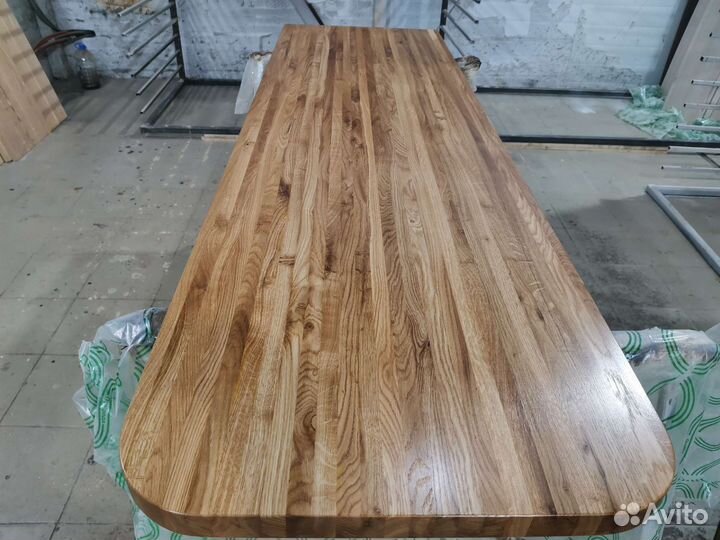 Столешница из дуба 40х600х1600мм покрытие масло