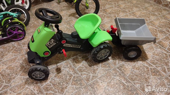Детская каталка-трактор Полесье Turbo-2