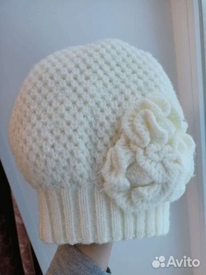 Шапка и шарф женский