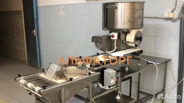 Котлетный автомат с панировщиком