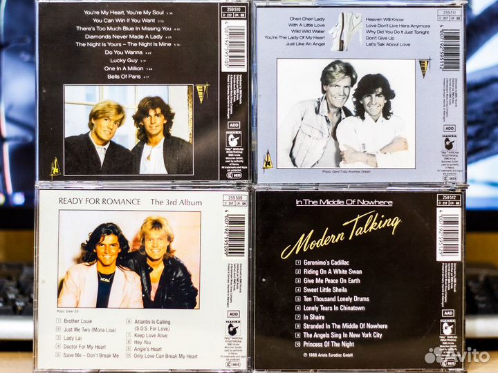 CD диски Modern Talking - 7 Первых альбомов