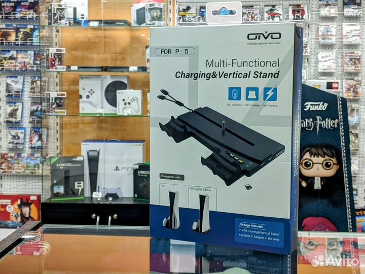 Подставка PS5 Slim & Pro Multi-Functional Charging