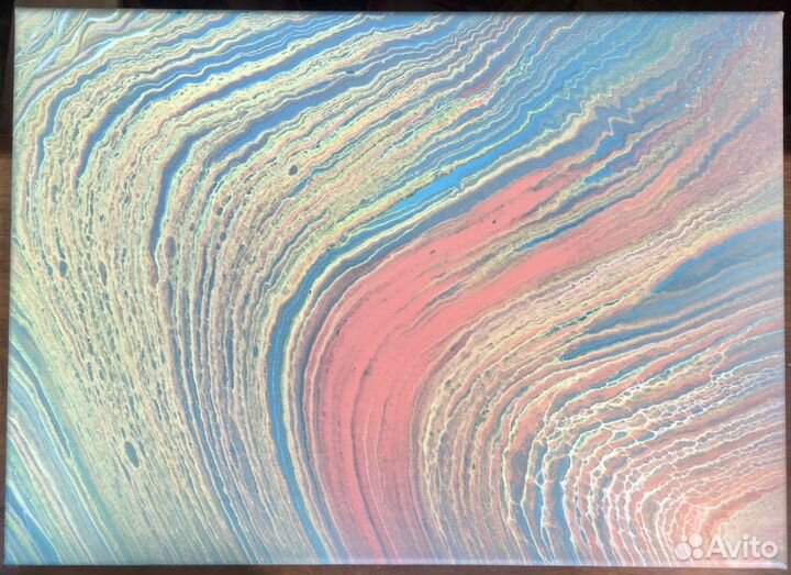 Картина в стиле флюидарт Furiosa Flow