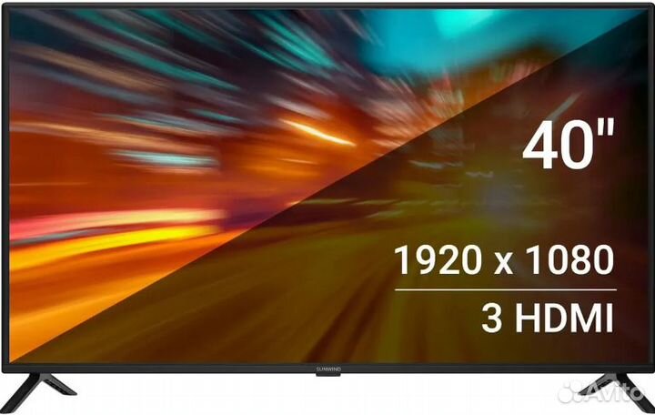 Телевизор SunWind SUN-LED40XB201, full HD, черный