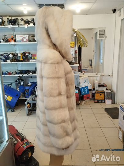 Шуба норковая 46-48р поперечная