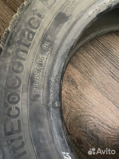 Continental ContiEcoContactEP 195/65 R15 91T