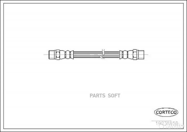 Corteco 19031655 Шланг тормозной BMW: 5 520 d/520