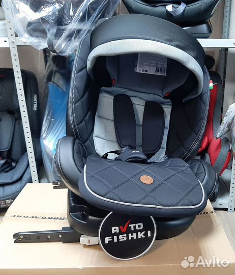 Автокресло с капюшоном isofix поворот 0-36 (новое)