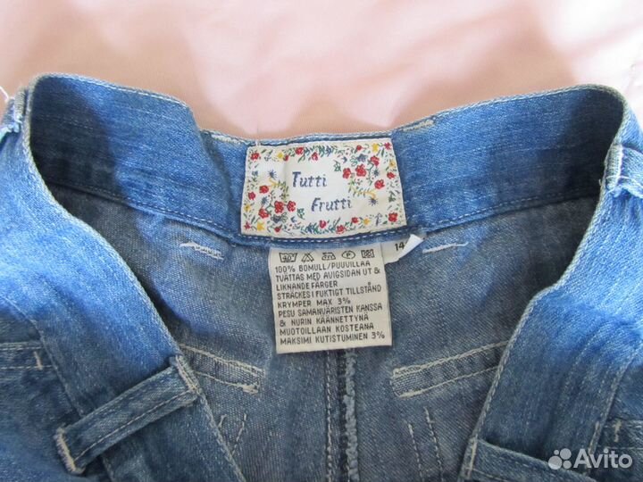 Шорты и бриджи джинсовые 140-146