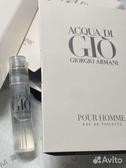 Acqua di Gio Giorgio Armani для мужчин Пробник
