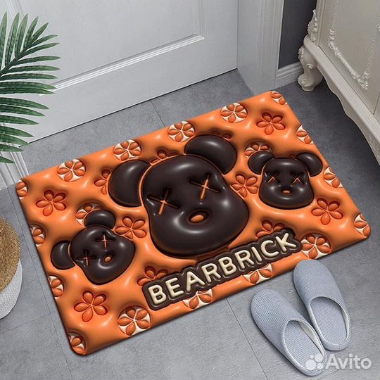 Коврик для ванной 3D lv bearbrick