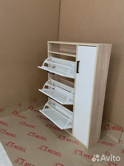 Обувница вместительная, новая