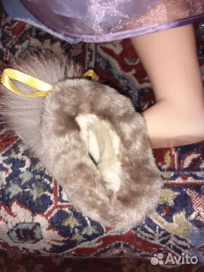 Пинетки из овчины