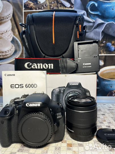 Canon 600d kit пробег 4352