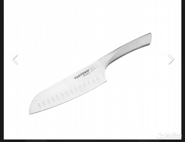 Профессиональный кухонный нож Сантоку