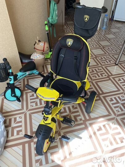 Велосипед-коляска,трехколесный Lamborghini