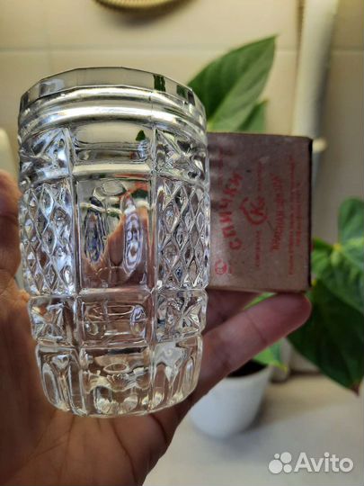 Хрустальные стопки, рюмки СССР
