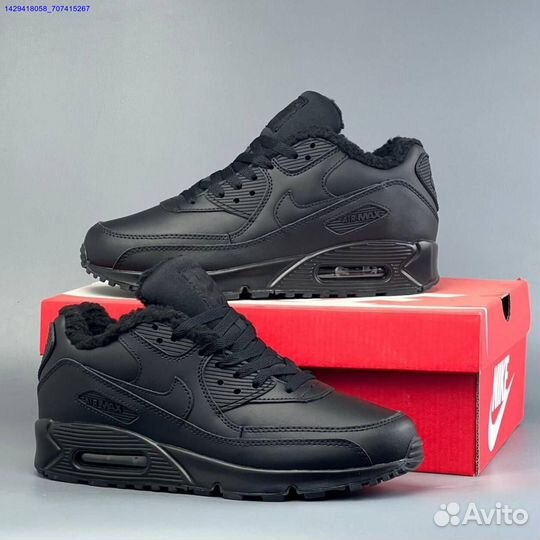 Кроссовки Nike Air Max 90 (с мехом) (Арт.82151)