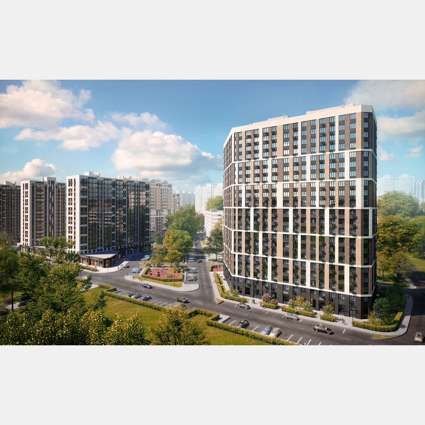 3-к. квартира, 73,8 м², 2/17 эт.