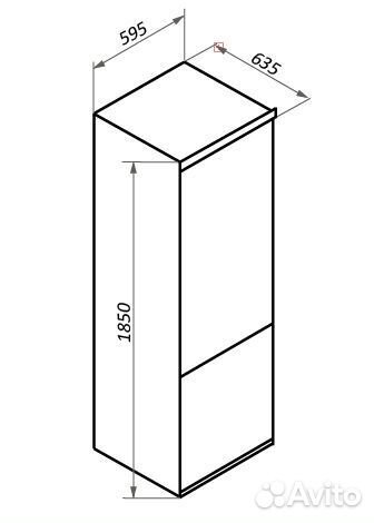 Холодильник maunfeld MFF185NFB