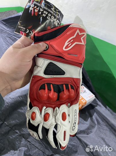 Перчатки для мотоцикла кожаные alpinestars