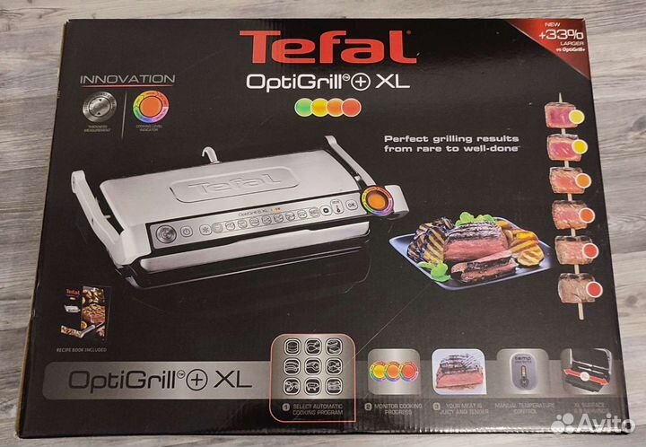 Гриль Tefal Optigrill XL новый