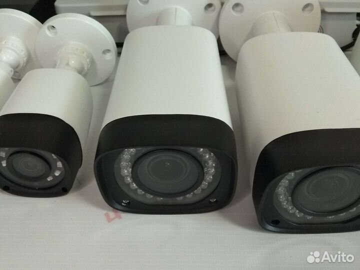 Видеонаблюдение 21 камера IP с микрофоном