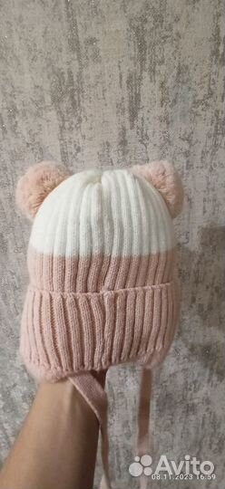 Зимняя шапка для девочки