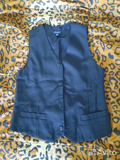 Школьный жилет синий 146