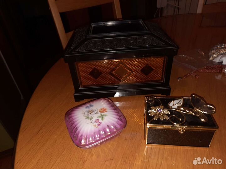 Шкатулки винтаж Лот